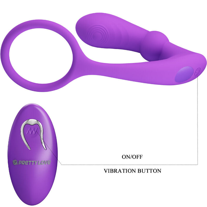 Warren-Ring und lila Analvibrator