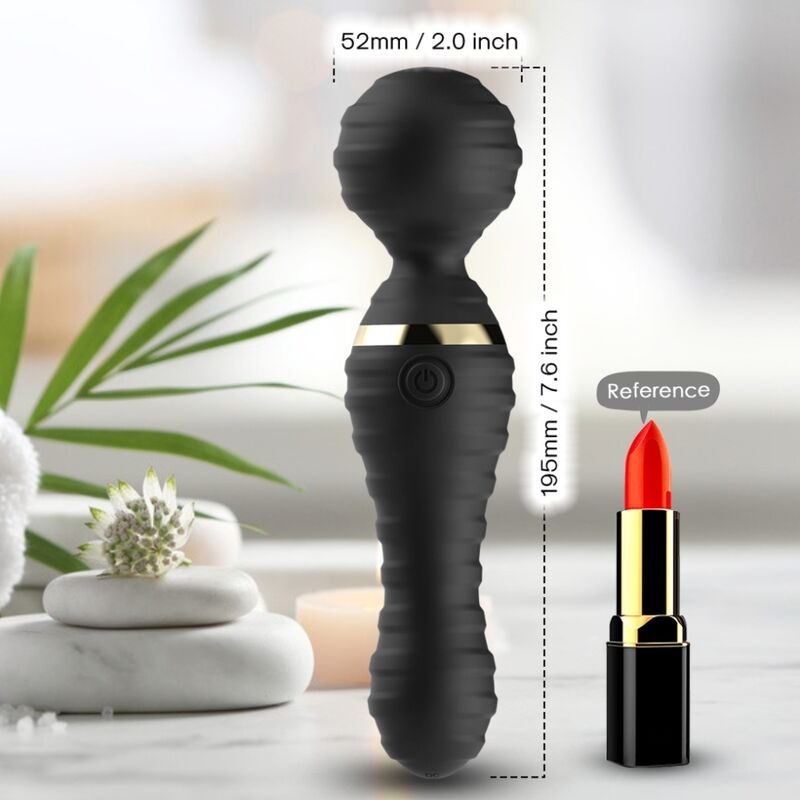 Freedo kleines schwarzes Massagegerät und Vibrator