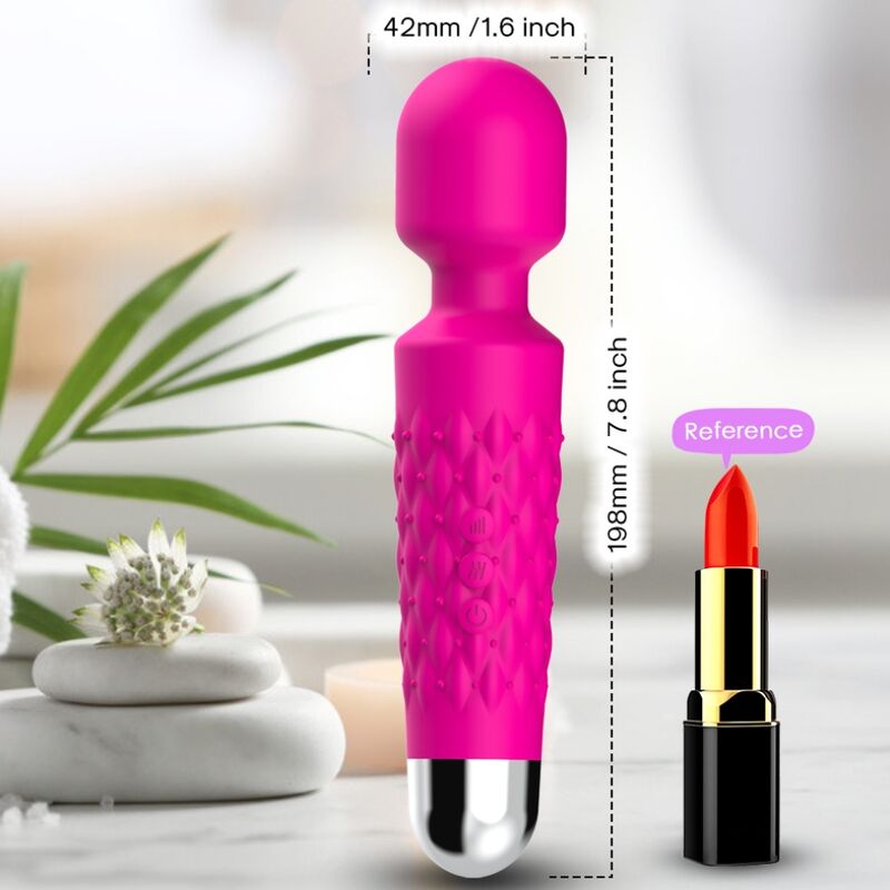 Postman Massagegerät &amp; Vibrator mit superflexiblem Kopf, fuchsia
