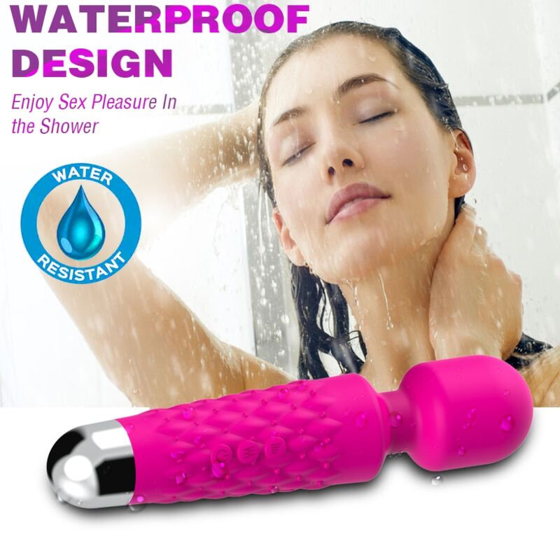 Postman Massagegerät &amp; Vibrator mit superflexiblem Kopf, fuchsia