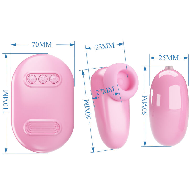 Magic Box vibrierendes Bullet &amp; rosa Stimulator