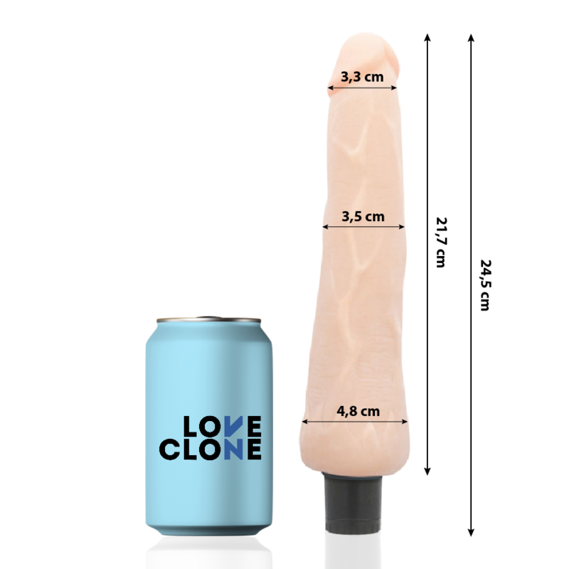 Ragnar selbstschmierender Vibrator 24,5 cm -o- 3,5 cm