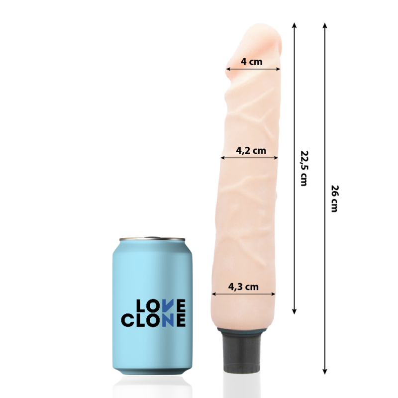 Jansen selbstschmierender Vibrator 26 cm -o- 4,2 cm
