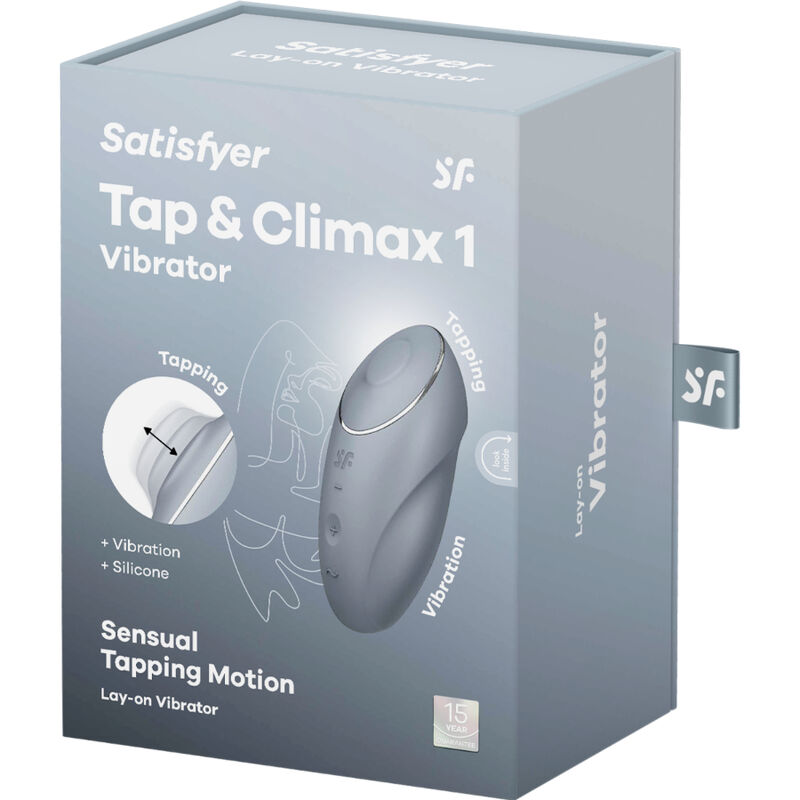 Tap &amp; Climax 1 Auflegevibrator, rot