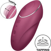 Tap &amp; Climax 1 Auflegevibrator, rot