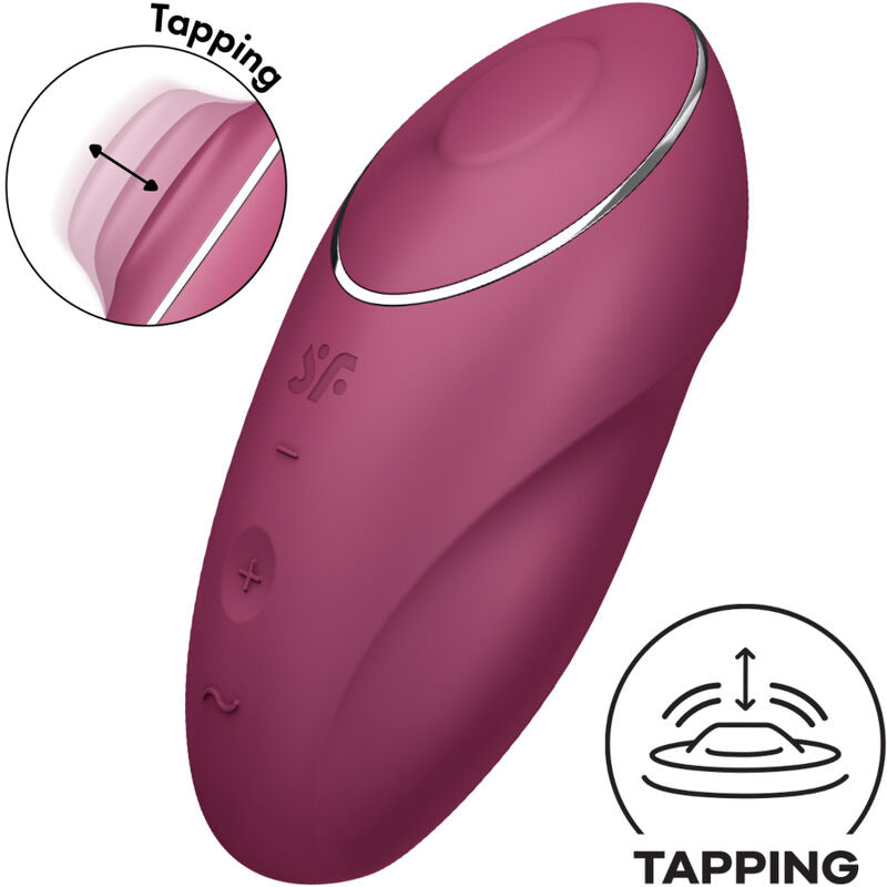 Tap &amp; Climax 1 Auflegevibrator, rot