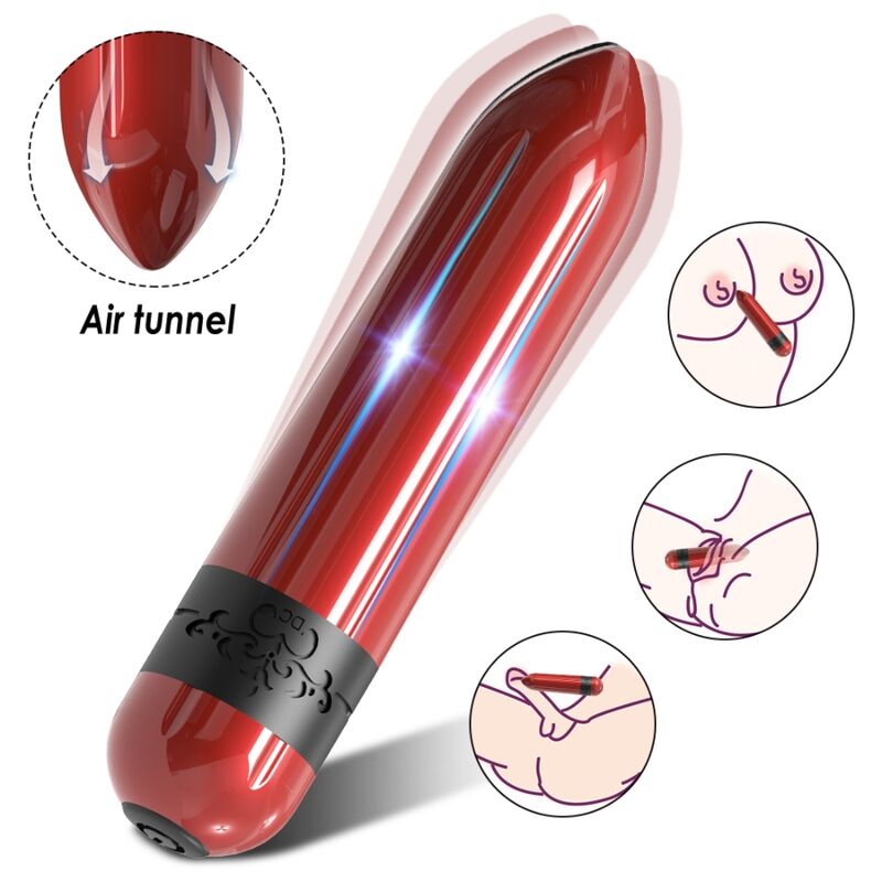 Rocket Bullet Vibrator mit Fernbedienung, Pink