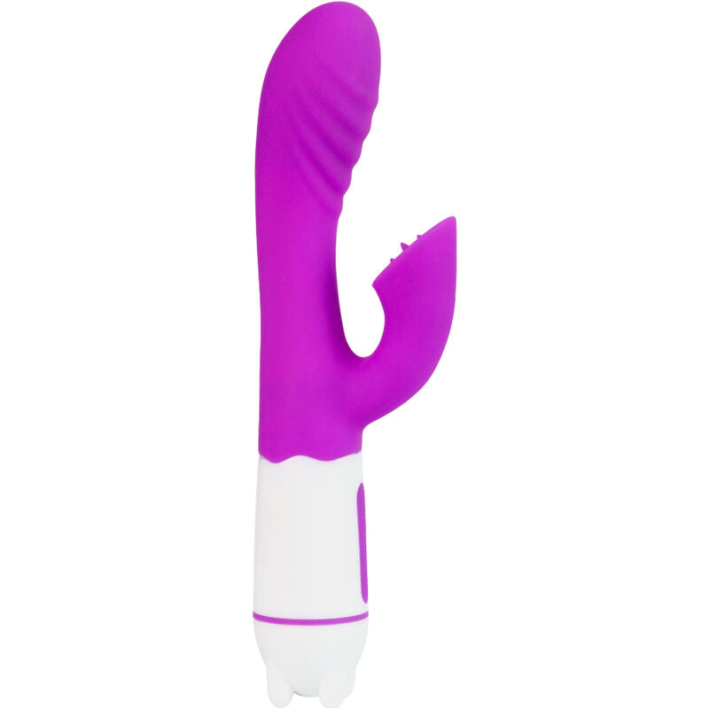 Happy Vibrator &amp; Stimulator mit wiederaufladbarer Zunge, Lila