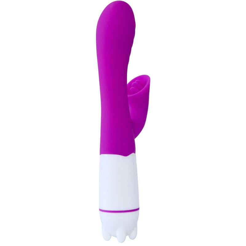 Happy Vibrator &amp; Stimulator mit wiederaufladbarer Zunge, Lila