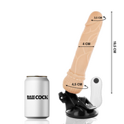 Realistischer natürlicher Fernbedienungsvibrator 19,5 cm -o- 4 cm