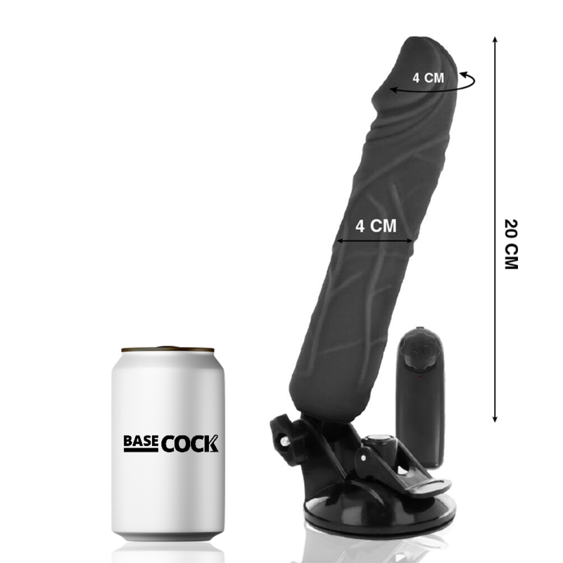 Realistischer natürlicher Vibrator mit Fernbedienung 20 cm -o- 4 cm