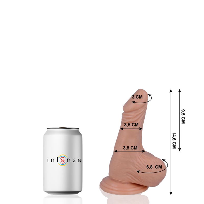 1 realistischer Penis 14,6 cm -o- 3,5 cm