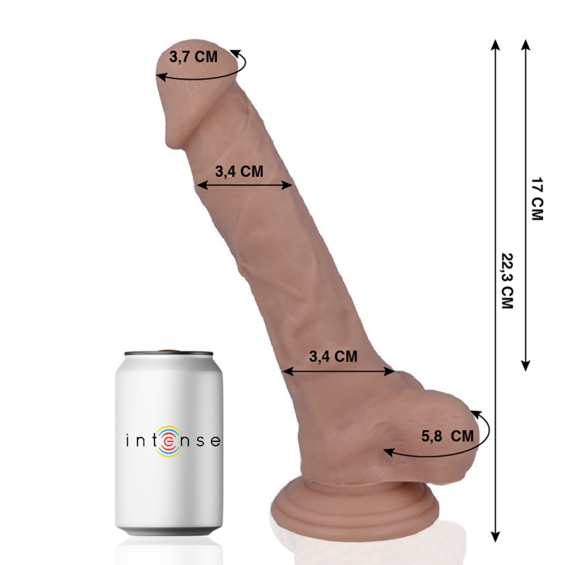28 realistische Penis 22,3 cm -o- 3,4 cm