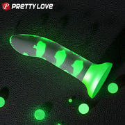 Nightfall Magic Dildo ohne Vibration Grünes Leuchten
