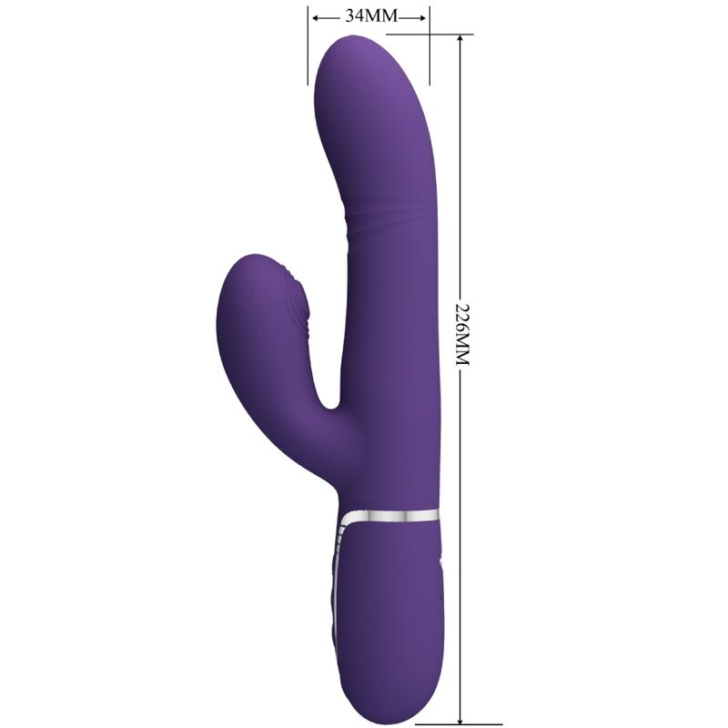 Lilafarbener Multifunktions-G-Punkt-Vibrator