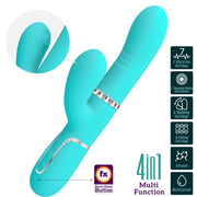 Aquagrüner G-Punkt-Multifunktionsvibrator