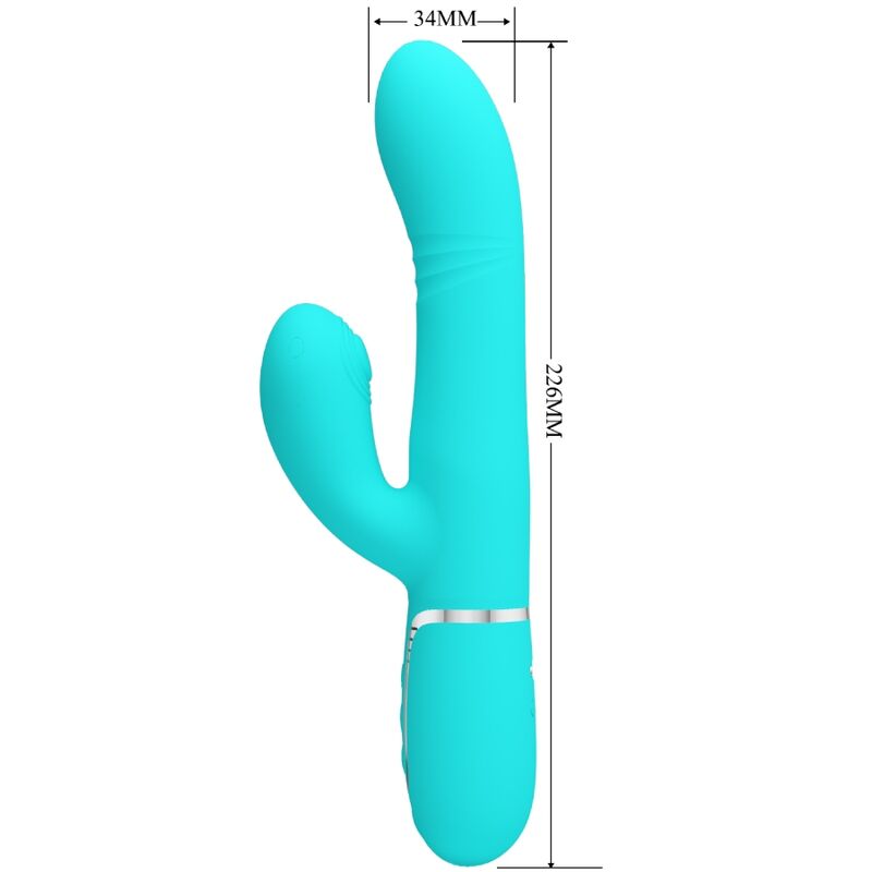 Aquagrüner G-Punkt-Multifunktionsvibrator