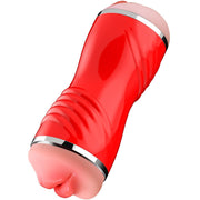 Masturbator mit Doppelvagina und rotem Mund