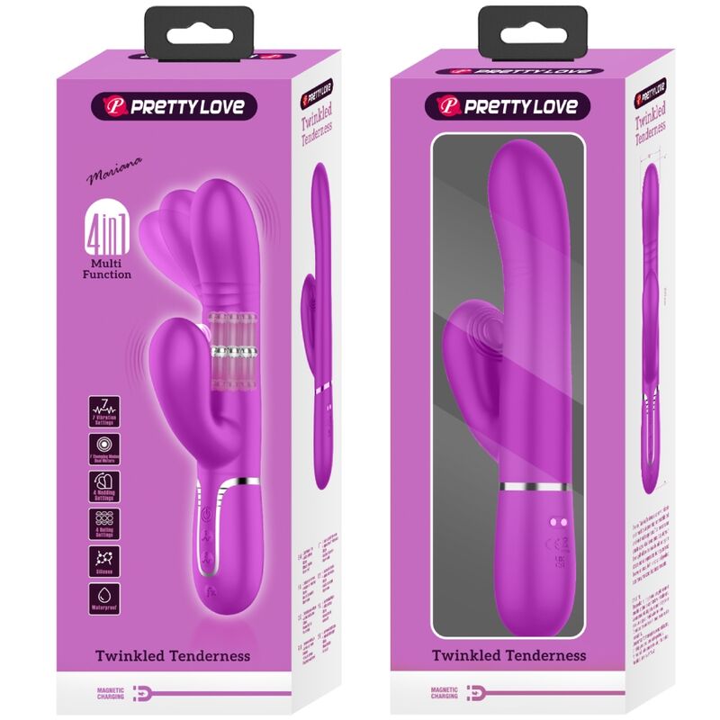 Fuchsiafarbener Multifunktions-G-Punkt-Vibrator