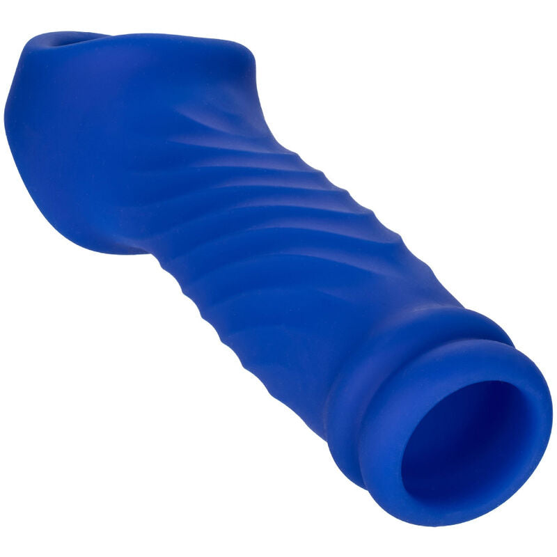 Admiral Penishülle Wave Flüssigsilikon Blau