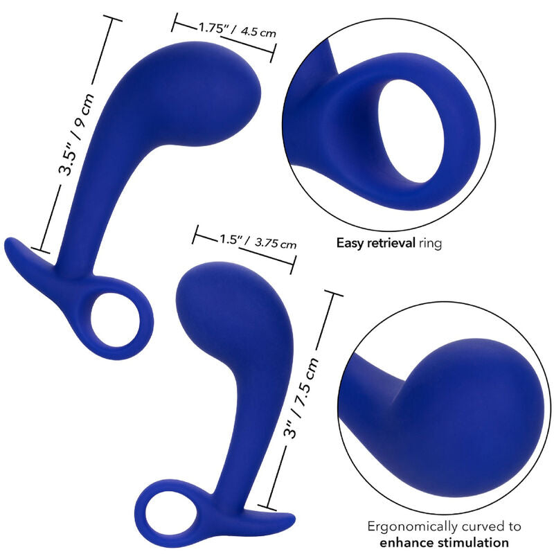 Admiral Set 2 blaue Analplugs