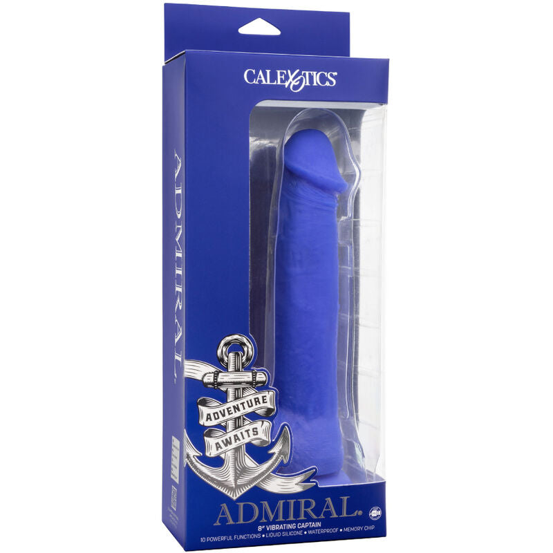 Admiral realistischer Dildovibrator Captain Blue