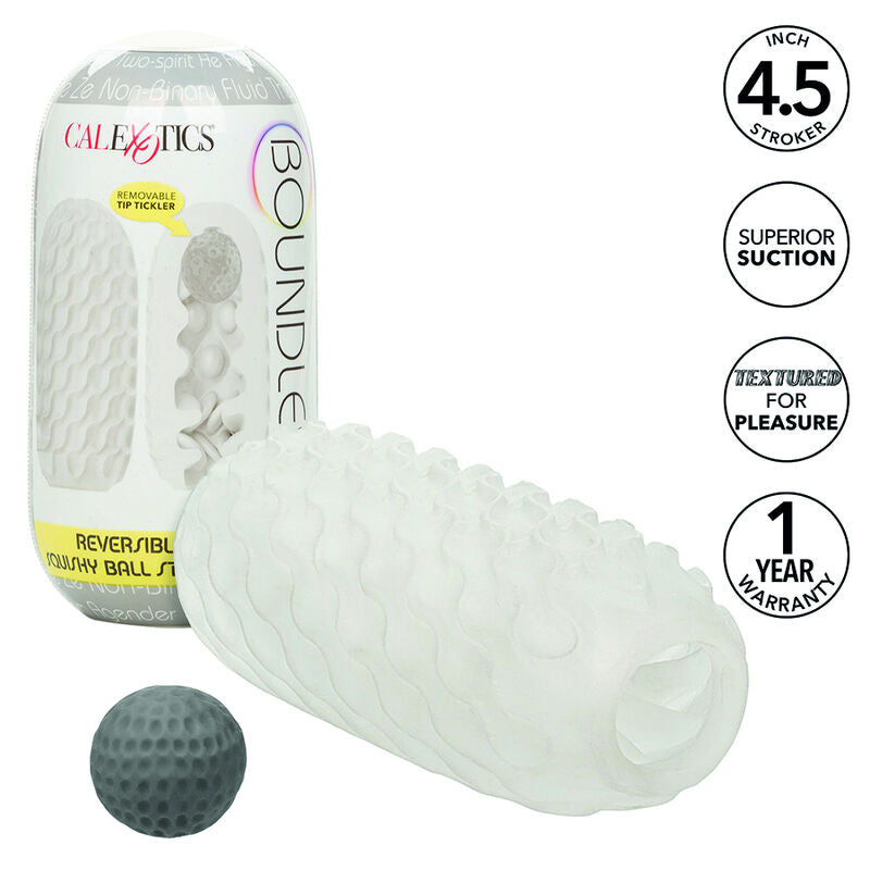 Boundless reversibler Squishy Ball Stroke gelb