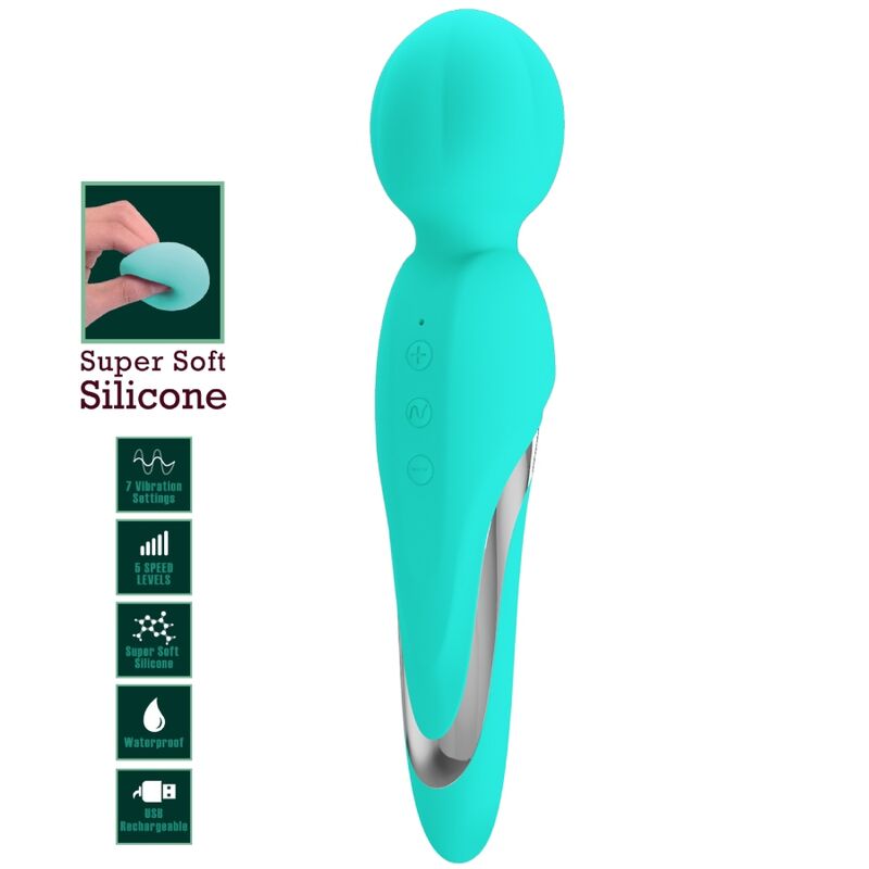 Walter Wand Vibrator Aquagrün