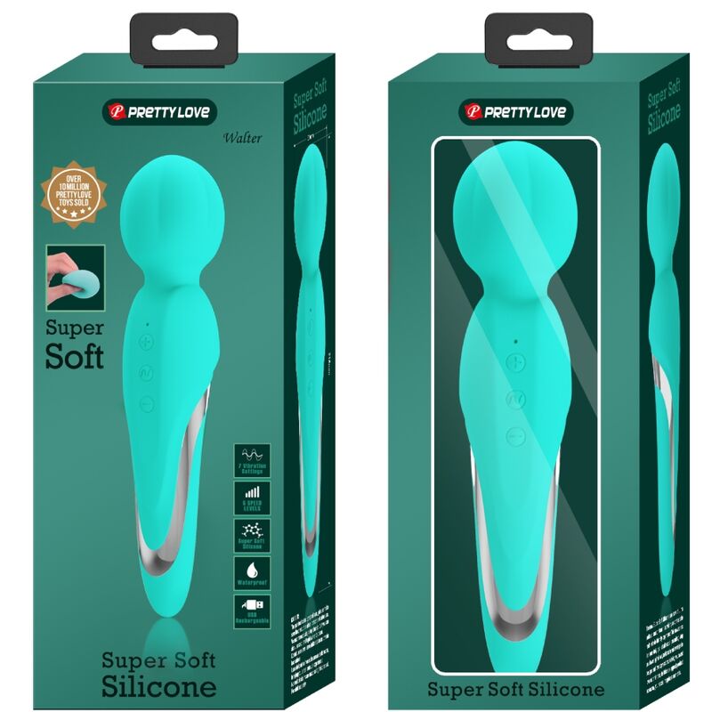 Walter Wand Vibrator Aquagrün