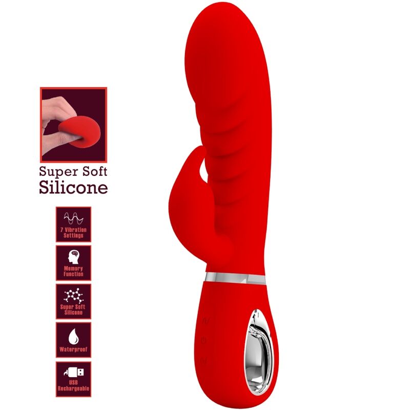 Prescott Red G-Punkt Multifunktionsvibrator