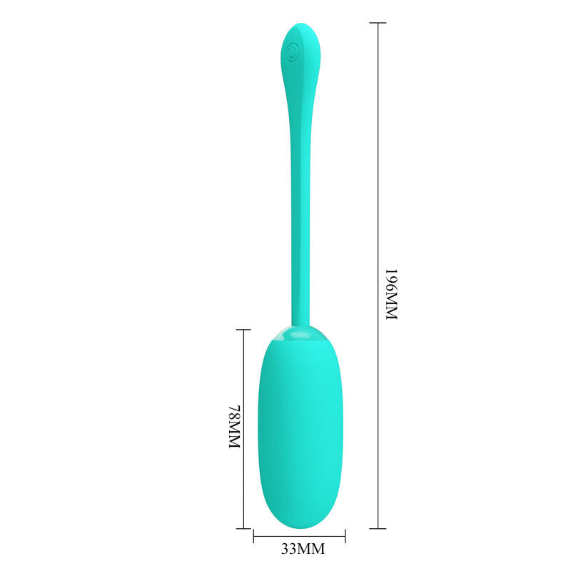 Julius wasserdichtes, wiederaufladbares Vibrationsei, Aquagrün