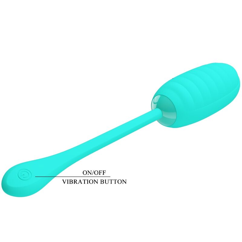 Kirk Aqua Green wiederaufladbares vibrierendes Ei