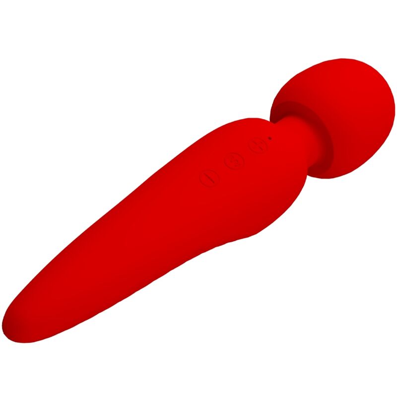 Meredith Massagegerät 12 Vibrationsmodi Rot