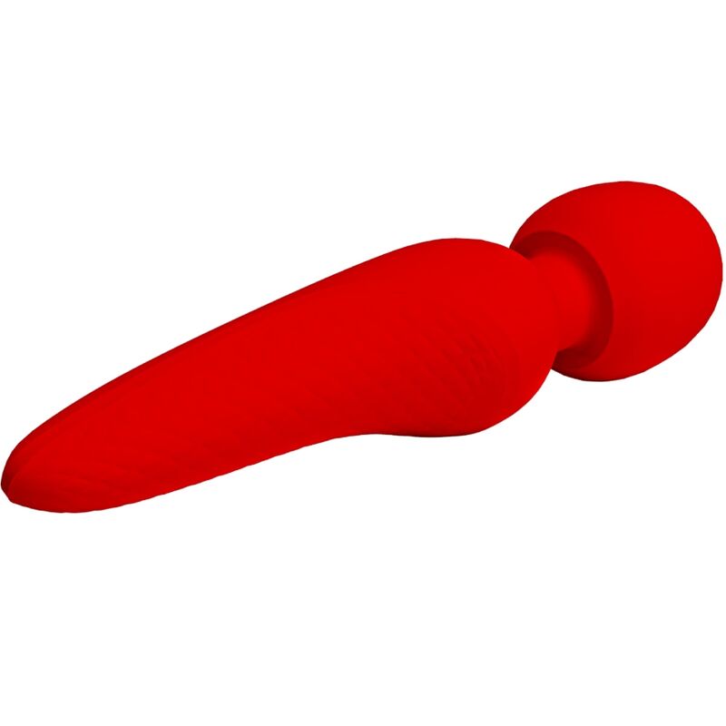 Meredith Massagegerät 12 Vibrationsmodi Rot