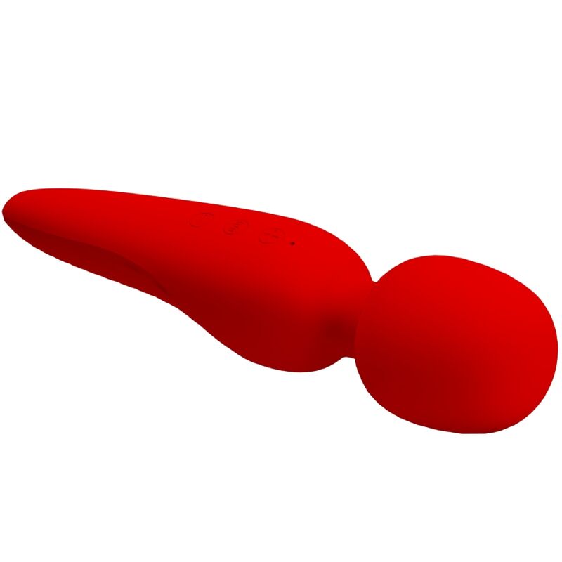 Meredith Massagegerät 12 Vibrationsmodi Rot