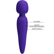 Meredith Massagegerät 12 Vibrationsmodi Lila