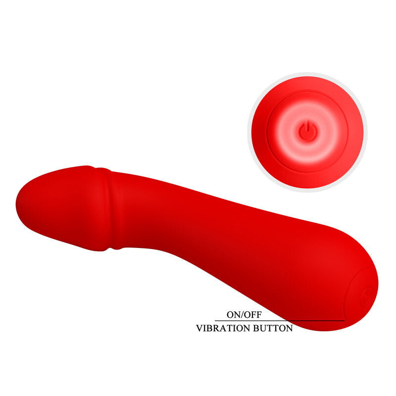 Wiederaufladbarer Vibrator Cetus Red