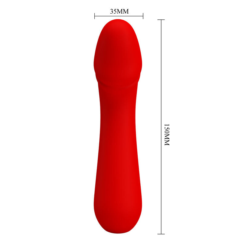 Wiederaufladbarer Vibrator Cetus Red