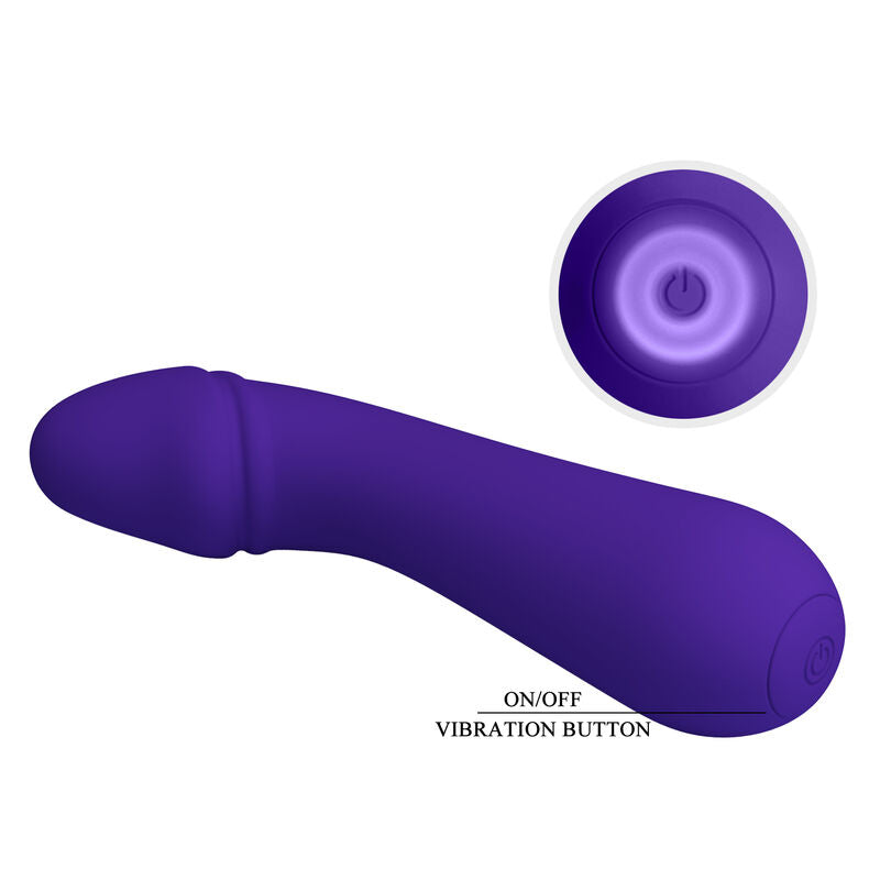 Wiederaufladbarer Vibrator Cetus Lila