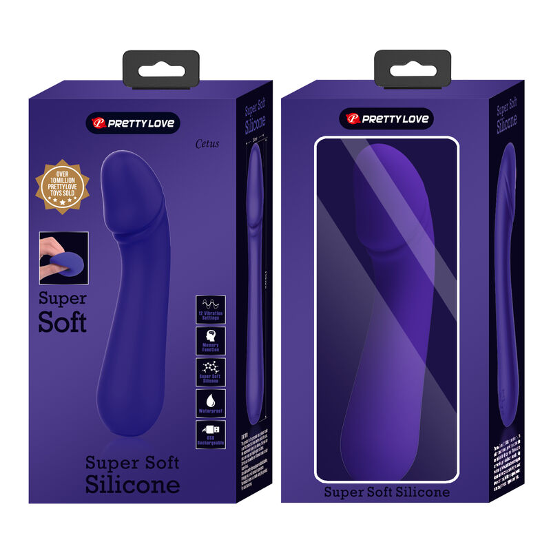 Wiederaufladbarer Vibrator Cetus Lila
