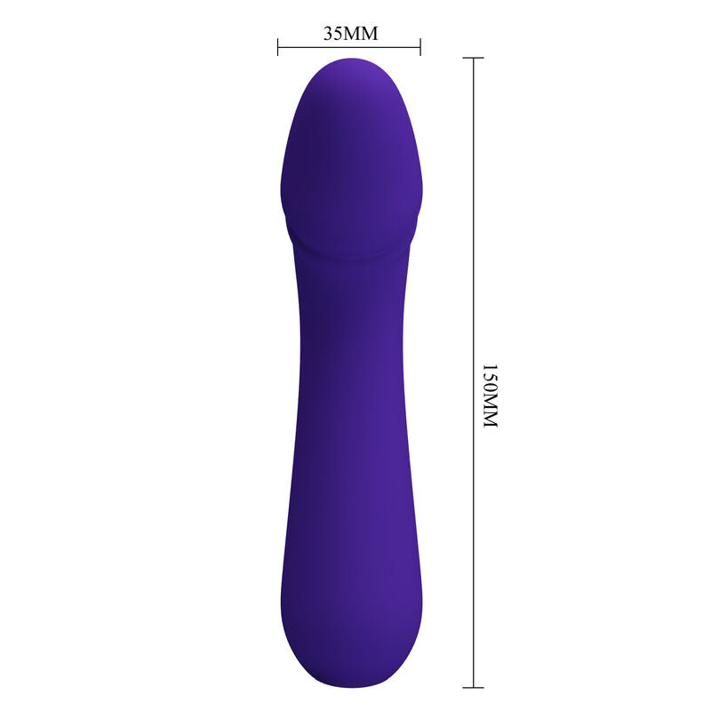 Wiederaufladbarer Vibrator Cetus Lila