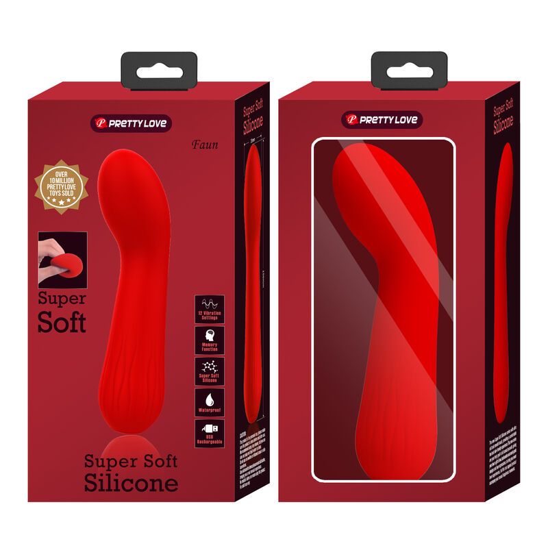Wiederaufladbarer Faun Red Vibrator
