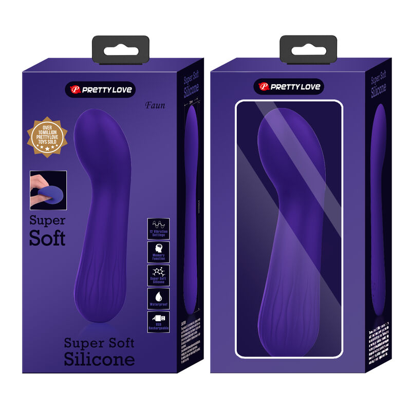 Wiederaufladbarer Faun Lila Vibrator