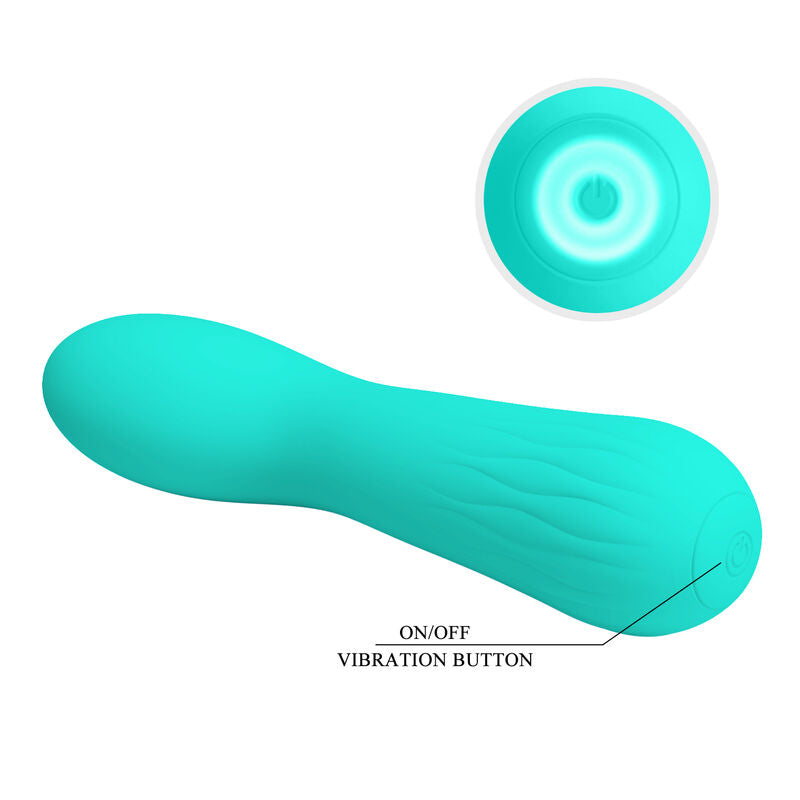 Faun wiederaufladbarer Vibrator, Aquagrün