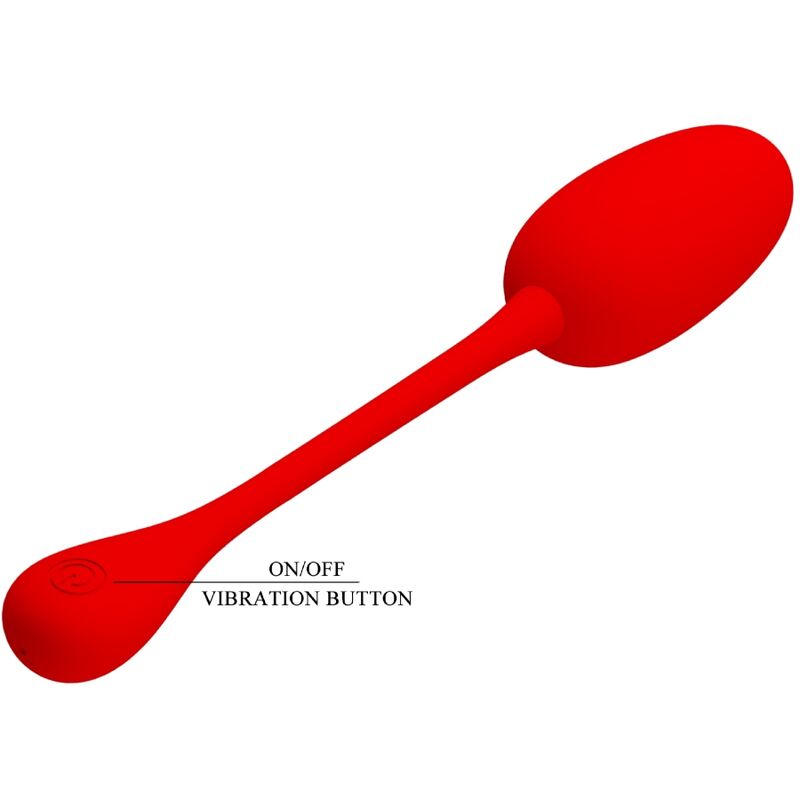 Red Knucker Wiederaufladbares vibrierendes Ei