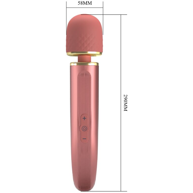 Rosa Massagegerät mit 7 Vibrationsmodi