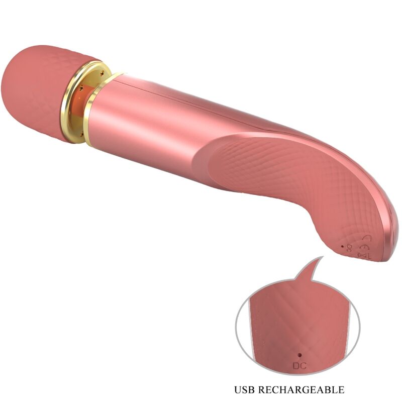 Rosa Massagegerät mit 7 Vibrationsmodi