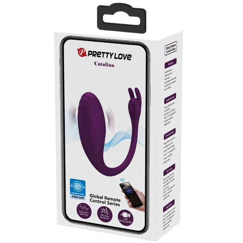 Catalina Vibrator App-Fernbedienung lila