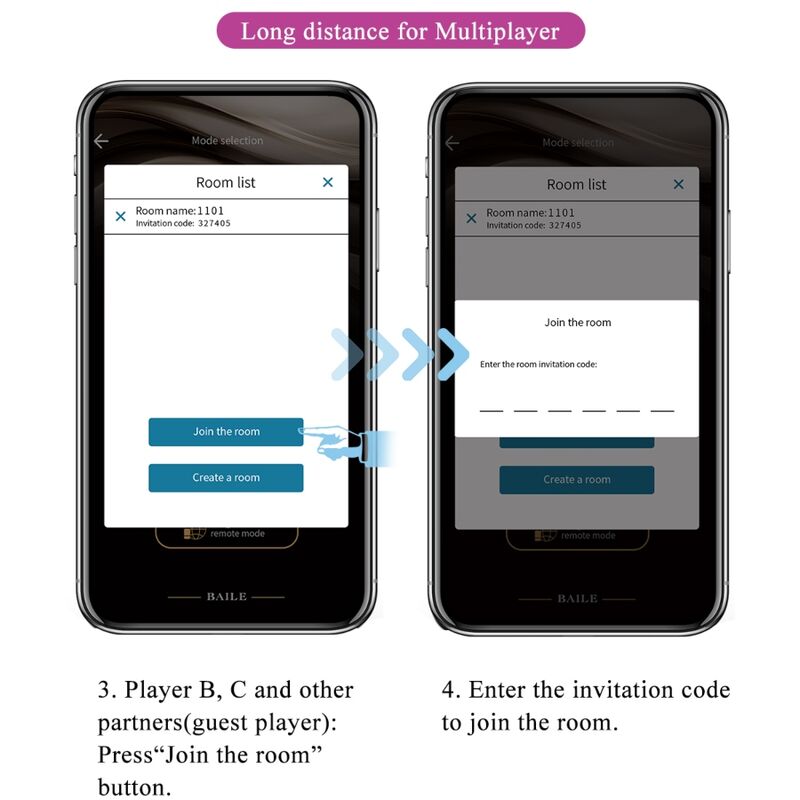 Catalina Vibrator App-Fernbedienung lila