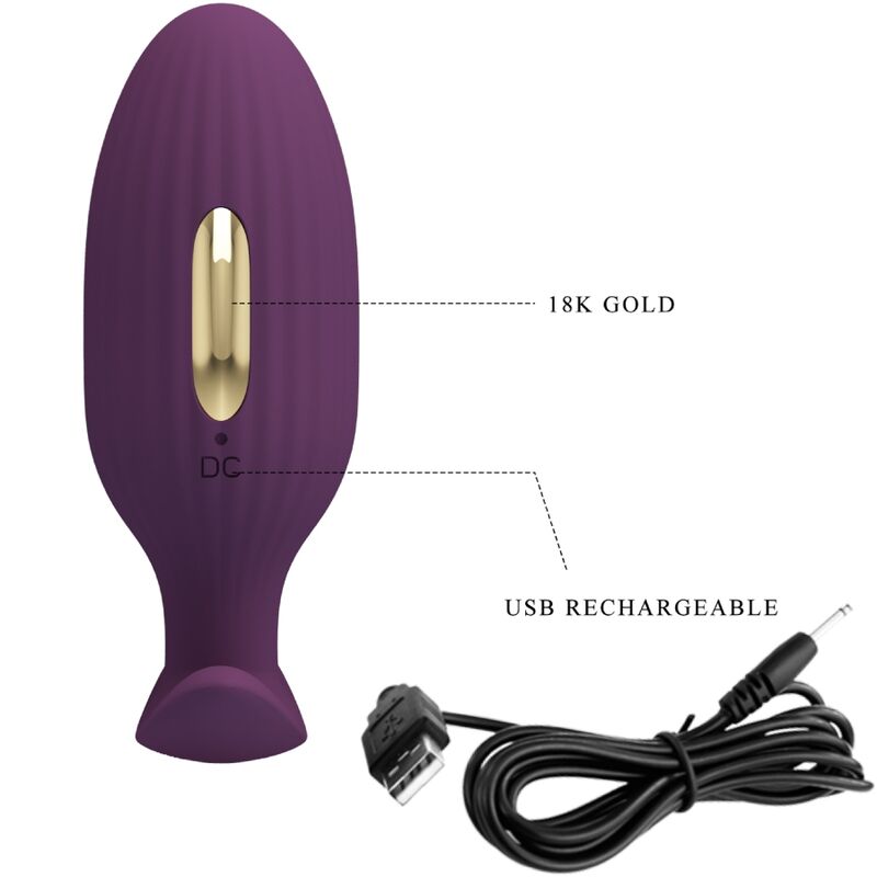 Jefferson Purple App-gesteuerter Analplug